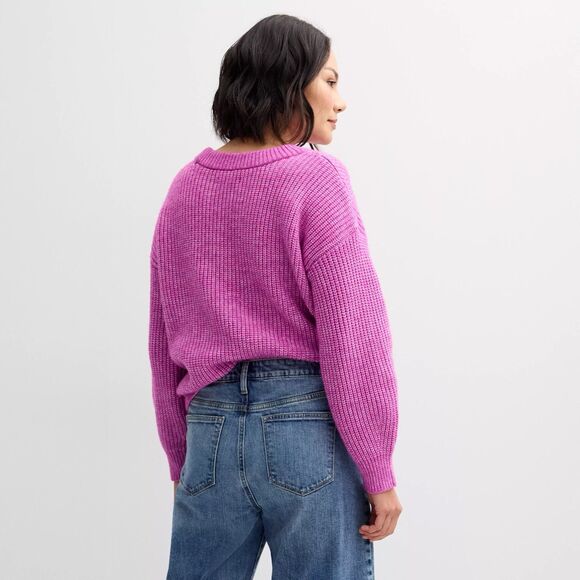 Sonoma Goods Sweater Pink Size XXL Cozy Crewneck NWT Women's - Picture 3 of 9